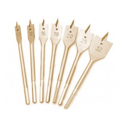 Свредла за дърво плоски 1/4" hex 7бр. Ø10, 12, 16, 19, 22, 25 и 32mm к-т