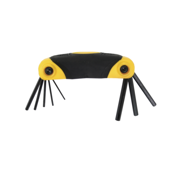 Шестограми 1.5-6.0mm к-т 8бр сгъваеми CR-V TMP