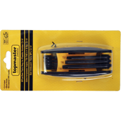 Шестограми 1.5-6.0mm к-т 8бр сгъваеми CR-V TMP