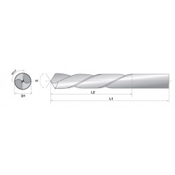 Свредло за метал HSS-R  Ø3.2mm 2бр.