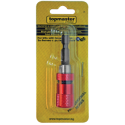Удължение за накрайник 1/4"x 10mm с фиксатор CR-V TMP